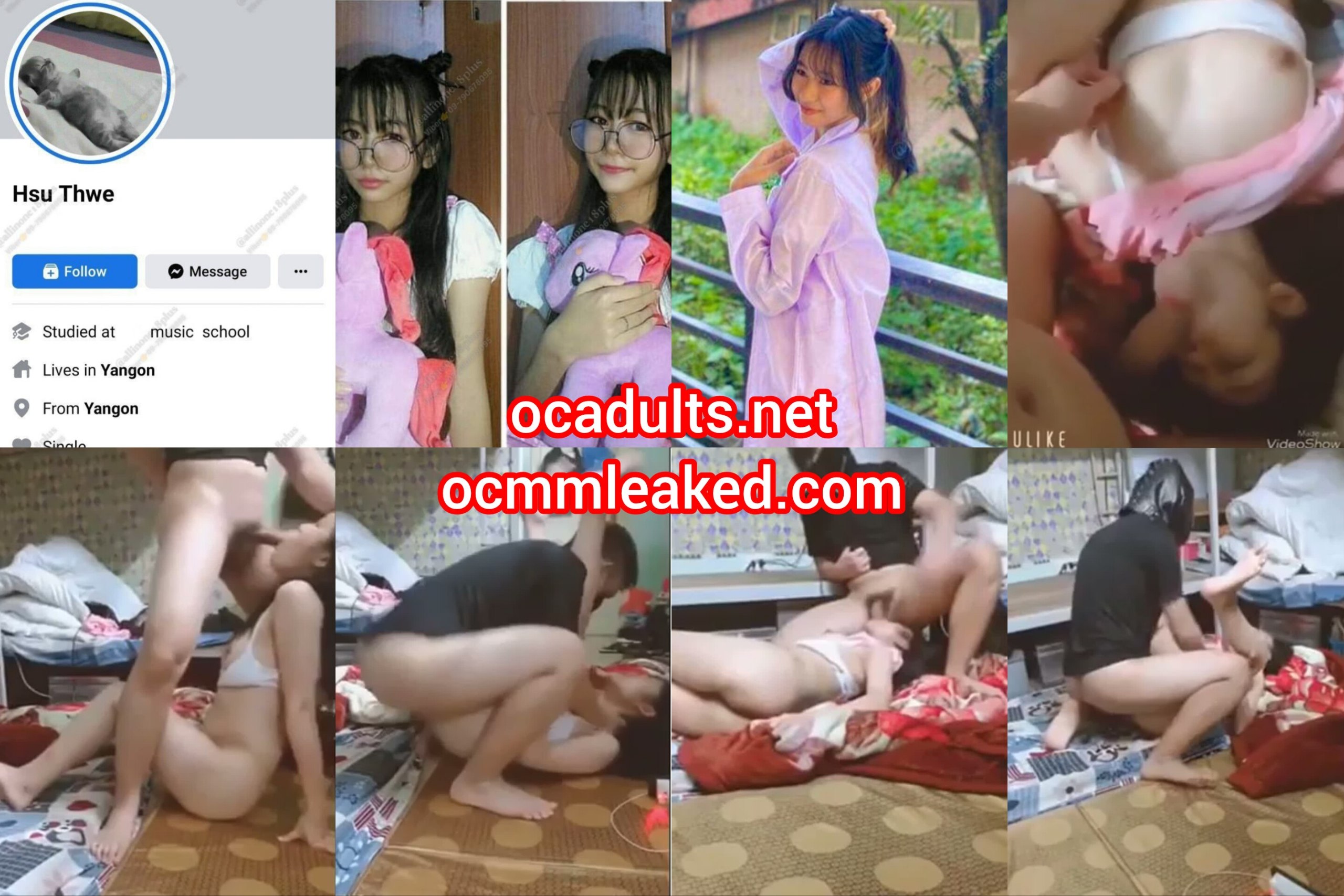 မျက်မှန်နဲ့ အဖုတ်ဖြူဖြူ မြန်မာမလေးဗျာ — XBurma Myanmar video preview