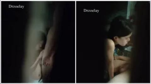 ဘဲကိုလီးစုပ်ပေးနေတဲ့ ဘေးခန်းကအချောလေး video preview