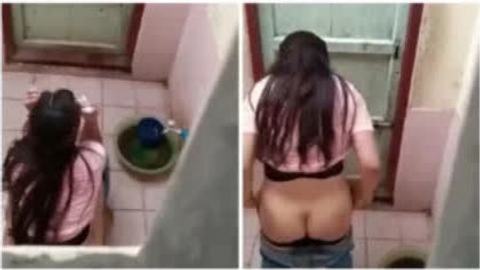 ရုံးက အမကြီး အိမ်သာတက်ချောင်းရိုက် video preview