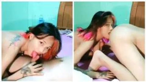 လီးစုပ်တာ အားမရလို့ ဖင်ပါလျှာနဲ့ယက်ပေးတဲ့ အထန်လေး video preview