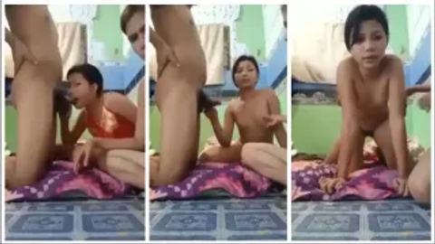 မိန်းမက ခယ်မလေးကိုပေးကျွေးတာ video preview