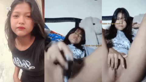 စပသေးသေးကို ကလိပြီးကောင်းနေတဲ့စော်လေး solo video preview