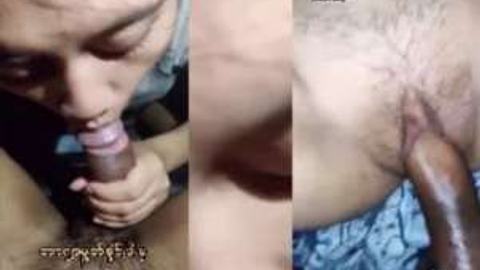 ပုလွေမှုတ်ခိုင်းပြီး စဖုတ်အပြည့်လိုး video preview