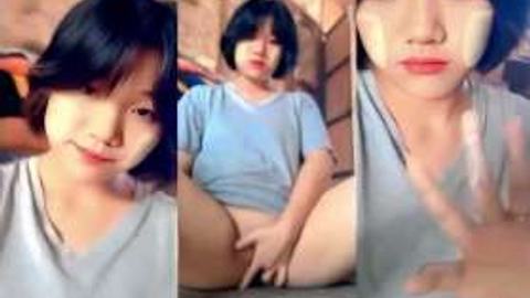 သနပ်ခါးလေးနဲ့မြန်မာအငုံးလေး ကိတ်နေတာပဲ video preview