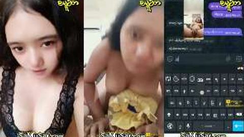 လိုင်းပေါ်ကနေ ရှယ်ထန်ပြတဲ့မြန်မာညိုကိတ်လေး # 1 video preview