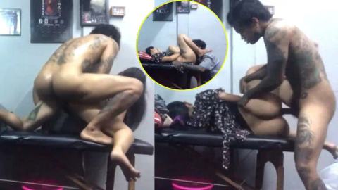 အစုပ် အထိုး အလိုးသန်တဲ့ တက်တူးဆရာ အောကား video preview