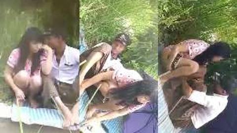 မြတ်ပင်အောက်မှာ လုံခြုံတယ် ပြောပြီး ရည်းစားလေးကို ရှယ်ကျွေး video preview